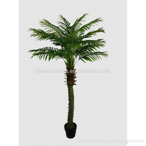 185cm artificial palm tree, single trunk, artificial plant